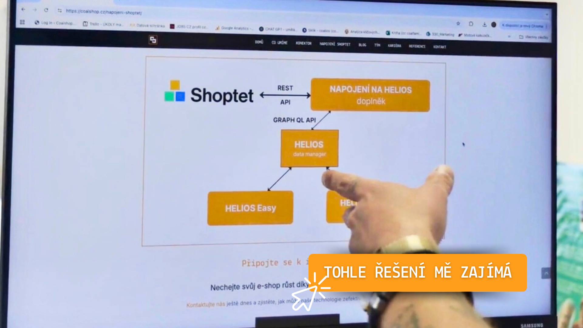 Okrádá vás správa skladových zásob o desítky hodin měsíčně? Řešíte neustálý nesoulad mezi informacemi uvedenými na e-shopu a v ERP systému? Skoncujte s tím jednou provždy – pomocí coalshop konektoru svůj online obchod snadno a rychle propojíte s jakýmkoliv podnikovým informačním systémem (např. Helios Inuvio a Helios Easy) a zautomatizuje tak desítky rutinních procesů.

Konečně svůj e-shop budete řídit z jednoho místa – od zpracování objednávek přes fakturaci až po automatické doporučování produktů dle preferencí zákazníků.